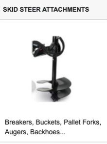skid steer attachments