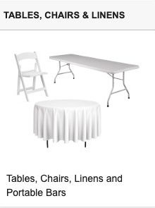 tables  chairs   linens